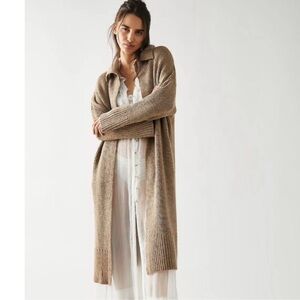Free People Finely maxi cardi
